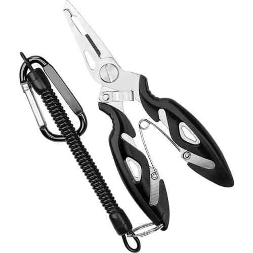 Fishing Multifunctional Plier Fishing Lanyards Cutting Fish Tool Boating Ropes Kayak Camping Pliers Lip Grips Tackle Fish Tools