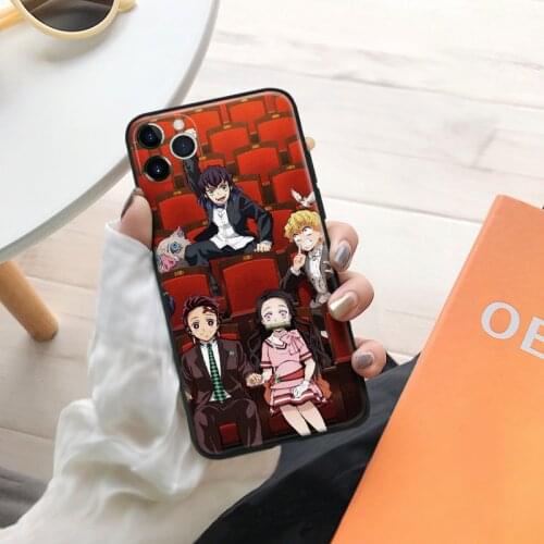 Kimetsu no yaiba Zenitsu Tanjiro Inosuke Nezuko For iPhone se 6 7 8 plus x xr xs 11 12 mini pro max silicone phone case cover