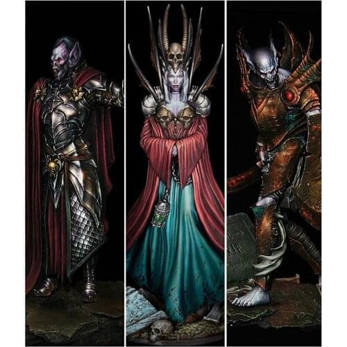 Unassambled 1/24 ancient man include 3 Resin figure miniature model kits Unpainted