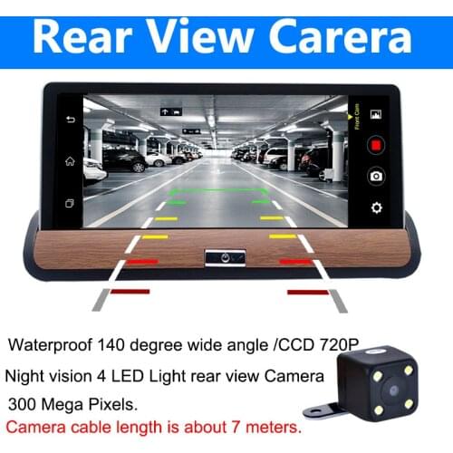 7.0" IPS 3G Car GPS Navigation DVR Camera Rear view camera Dual lens Recorder Android 4.22 Bluetooth AVIN WIFI 16GB free map