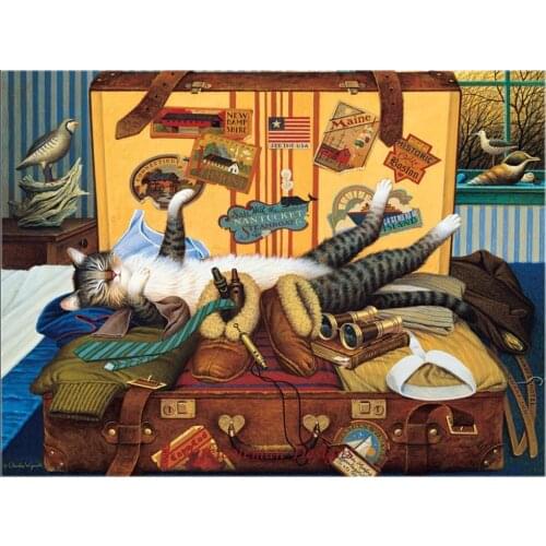 Embroidery Counted Cross Stitch Kits Needlework - Crafts 14 ct DMC Color DIY Arts Handmade Decor - Mabel the Stowaway