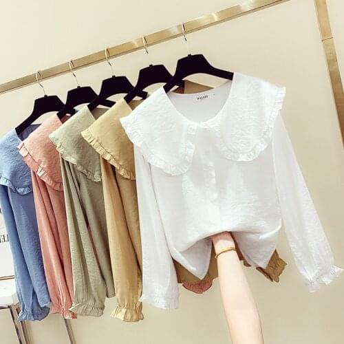 XING WEI SI Womens Chiffon Blouses