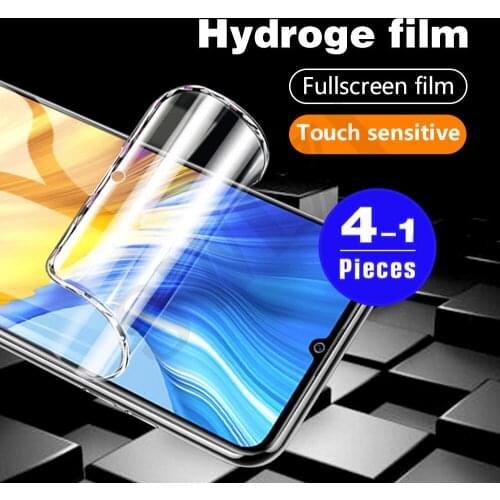 1-4Pcs cover phone screen protector for Honor 9x lite 9C 9N 9i play 9A 5 5T Youth 4 4T pro X10 Max 3 3E hydrogel film Not Glass
