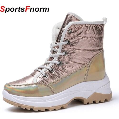 Women Winter Snow Boots 2020 Fashion Style High-top Shoes Casual Woman Warm For Woman Female High Quality Ankle Botas Mujer