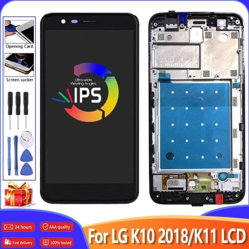 5.3" AAA Quality Screen For LG K10 2018 K11 K30 X410 LCD Display + Touch Screen With Frame Digitizer Assembly Replacement