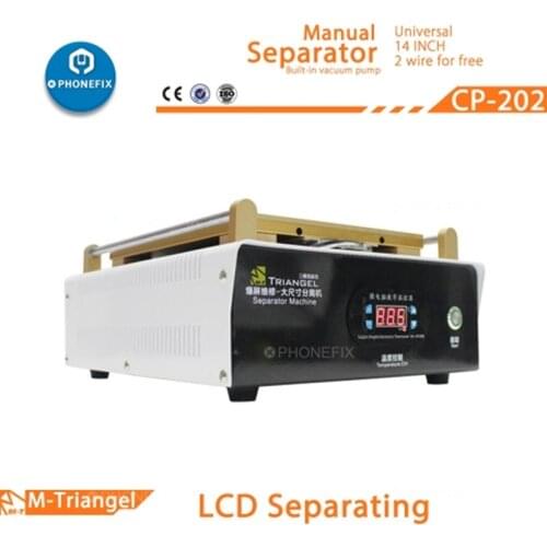M-Triangel CP-202 LCD Separating Manual Separator 14 Inches Build-In Vaccum Pump for iPhone iPad Touch Screen Separating Machine