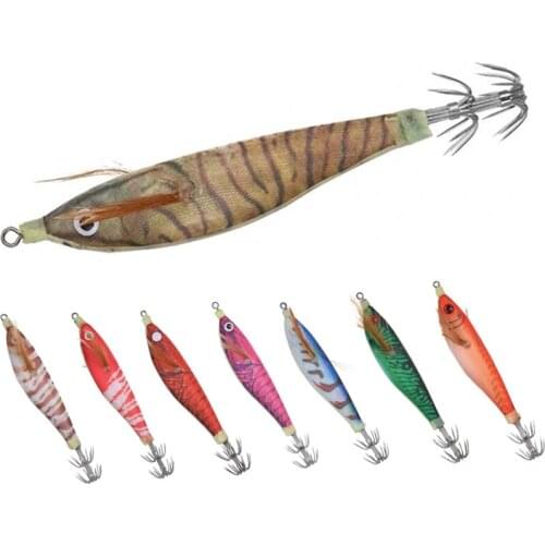 1Pcs Squid Jig Octopus Jig Lure Sea Jig Game Fishing Lure 8.5cm 10g Squid Hook Fishing Tools Bait