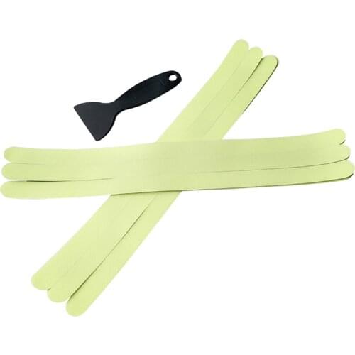 12 Pcs Wear-Resistant Waterproof Anti-Slip Tapes Fluorescent Stickers Bathtub Safety Self-Adhesive Strips Bathroom Stair Floor