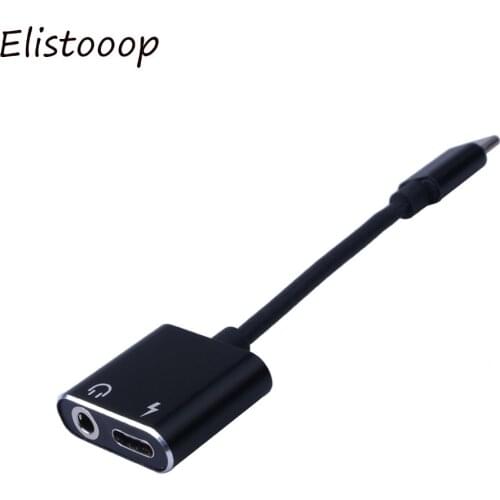 USB Type C Audio Adapter Type-C To 3.5mm Earphone Jack Adapter Earphone Adapter Audio Cable Converter Splitter