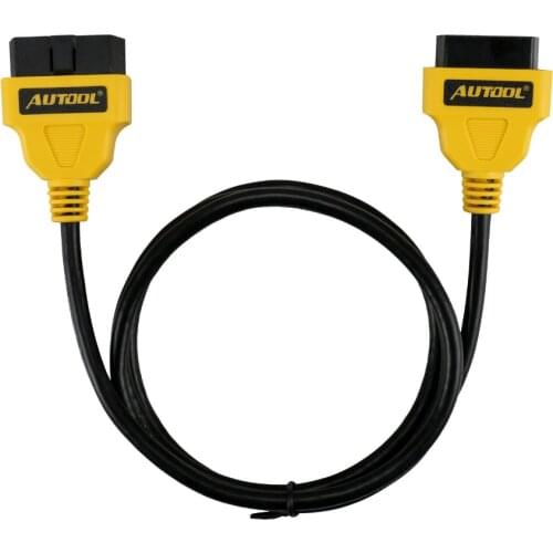 AUTOOL 1.5m OBD2 16Pin Extension Cable 150CM Extension Cable 16 Pin ELM327 OBD II OBD2 Extension Cable Connector