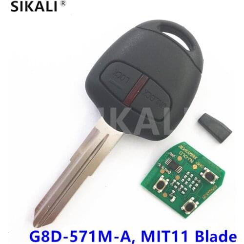 Car Remote Key for Mitsubishi G8D-571M-A for Outlander Mirage Montero Pajero L200 Shogun Triton Sportero ASX RVR Colt Lancer