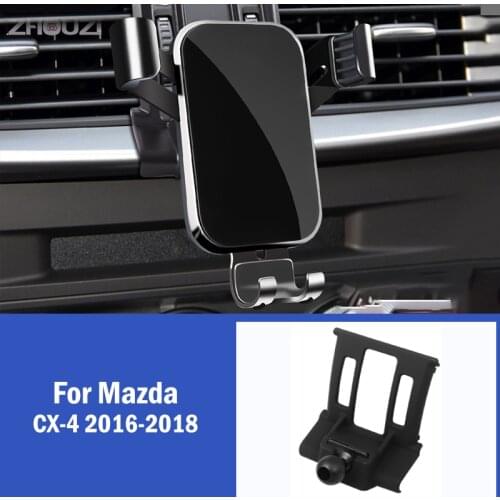 Car Mobile Phone Holder Air Vent GPS Mounts Stand Gravity Navigation Bracket For Mazda CX-4 CX 4 CX4 2016-2018 Car Accessories