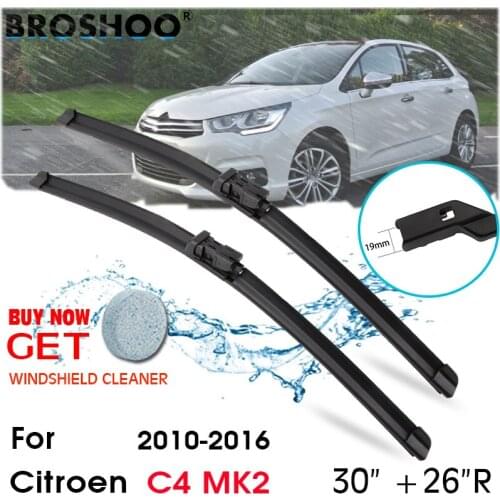 Car Wiper Blade Front Window Windscreen Windshield Wipers Blades Auto Accessories For Citroen C4 MK2 30"+26"R 2010-2016