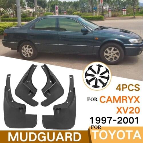 4 PCS Mudflap For Toyota Camry XV20 1997-2001 Front Rear Car Fender Mud Flaps Guard Splash Flap Mudguards Accessories
