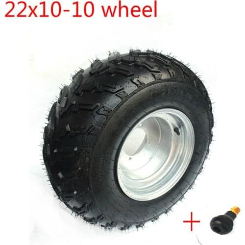 GO KART KARTING ATV UTV Buggy 22X10-10 Inch Wheel Tubeless Tyre 22x10-10 inch Vacuum Tire With Aluminum Alloy Hub