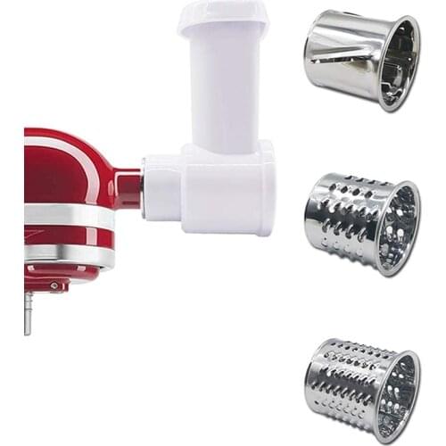 EAS-Vegetable Slicer/Shredder/Cheese Grater for KitchenAid Stand Mixer Attachment Slicing Shredding Accessories