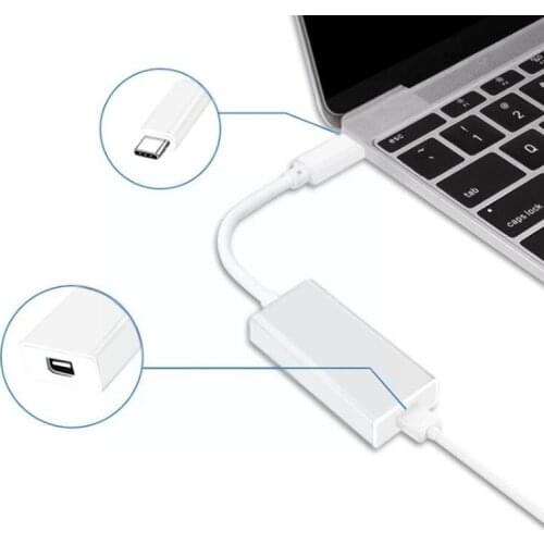 FOR Hunderbolt 3 (USB-C) to Thunderbolt 2 Adapter Cable C For Windows OS BH to Type MiniDP F2X5