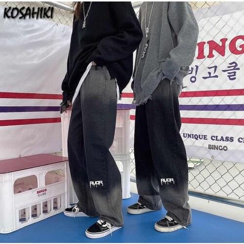Широкие джинсы KOSAHIKI China At AliExpress