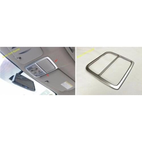Lapetus Matte Interior Roof Reading Lights Lamps Frame Cover Trim 1 Pcs Fit For Honda CRV CR-V 2015 2016 ABS Auto Accessories