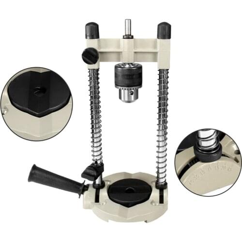 Multifunction Angle Adjustable Drill Guide Attachment With Chuck Drill Holder Stand Drilling Guide for Electric/Power Drill