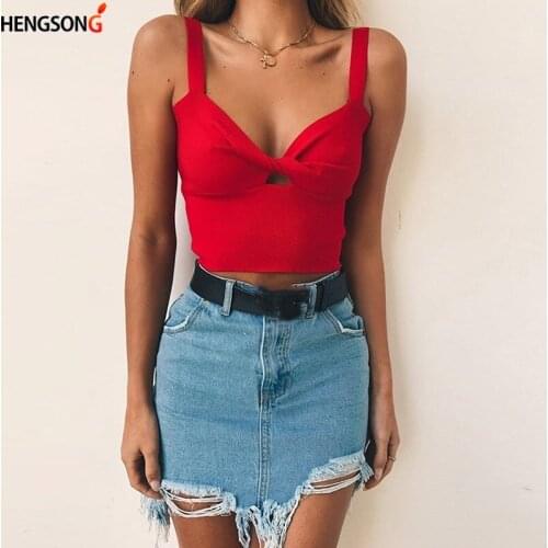 Fashion Women Sexy Top Short Cropped Tops Quilted Vest Excercise Fitness Womens Chest Bow Cross Vest Tops