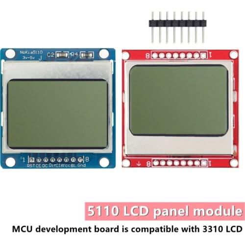 LCD Module Display Monitor White backlight adapter PCB 84*48 84x84 Nokia 5110 Screen for Arduino