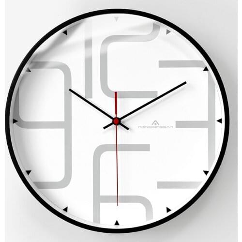 Creative Simple Wall Clock Luxury Mute Nordic Abstract Living Room Wall Clock Art Classic Horloge Murale Loft Decorative AA50ZB