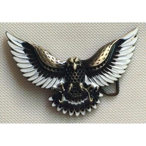 The Fly Eagle Belt Buckle with pewter finish JF-BY281 suitable for 4cm wideth belt with continous stock