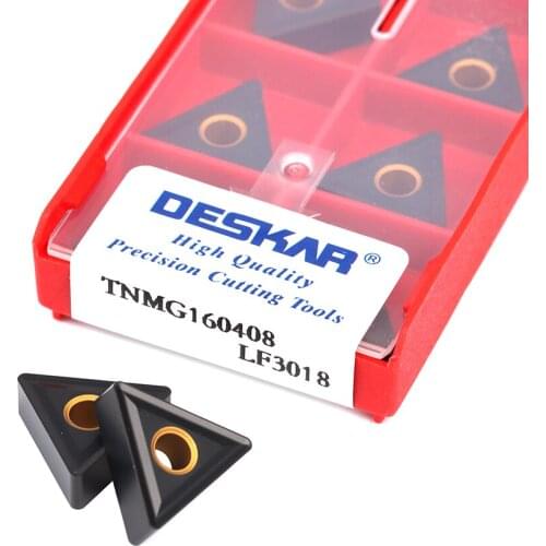 10PCS TNMG160404 LF3018 TNMG160408 LF3018 High Strength hard alloy CNC lathe turning inserts External turning tool,for cast iron