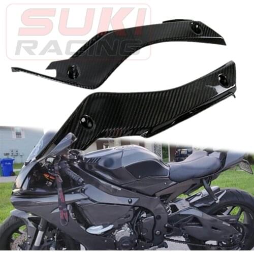 Carbon Fiber For YAMAHA YZF R1 2015 2016 2017 2018 Motorcycle Side Panels Air Intake Decorative Cover