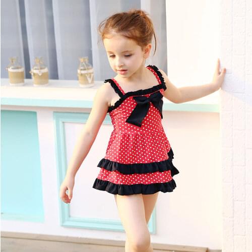 VIVOBINIYA Children Swimwear Baby Girl Skirt Swimsuit UPF50+ Kids Bathing Quick-Drying Suit Baby Girls Sling Swimwear
