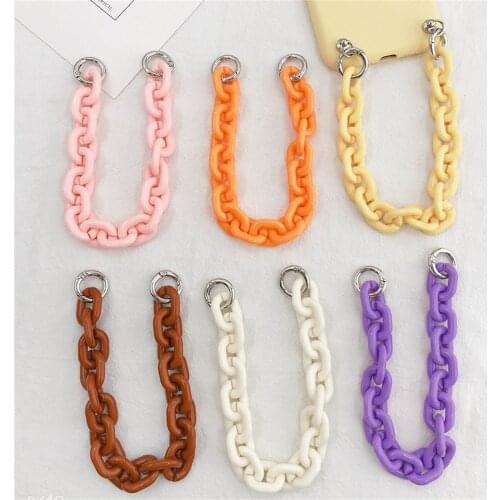 Diy Womens Bag Mix Color Acrylic Resin Chain Links Handbag Chain Charm Accessories For Jewelry Making