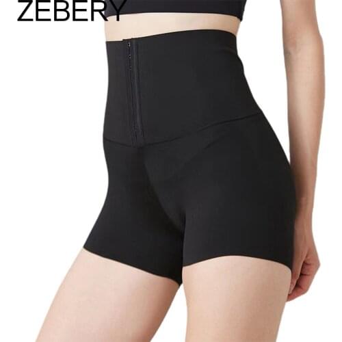 ZEBERY Women Waist Trainer Shorts Tummy Control Panties Workout Leggings Sports Leggings High Waist Body Shaper Pants Shapewear
