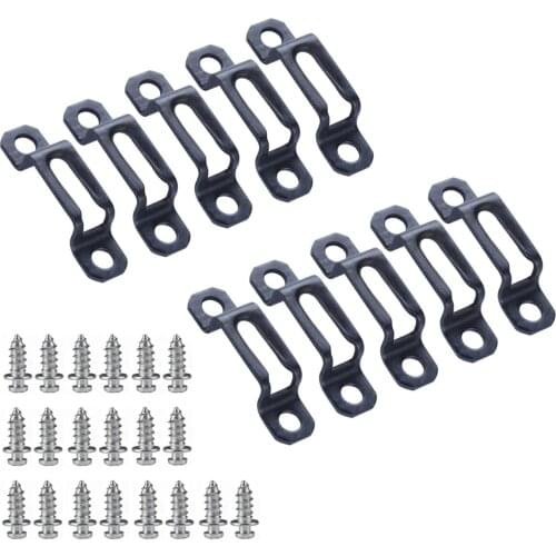 10 Sets of Hidden Screw Bracket Connectors, Furniture, Cabinet Fasteners, Hardware Combination Bracket Accessories, 20 Screws