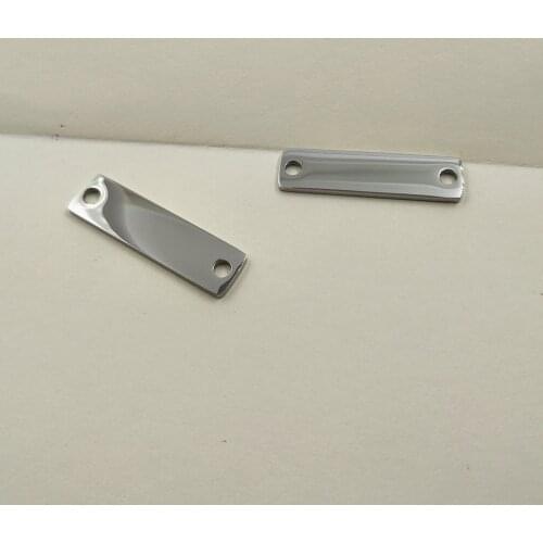 10pcs/lot Blank Bar-8x30mm Rectangle Bar polished surface Custom Logo or Text-Engravable Bar-Custom mental bar-M0066