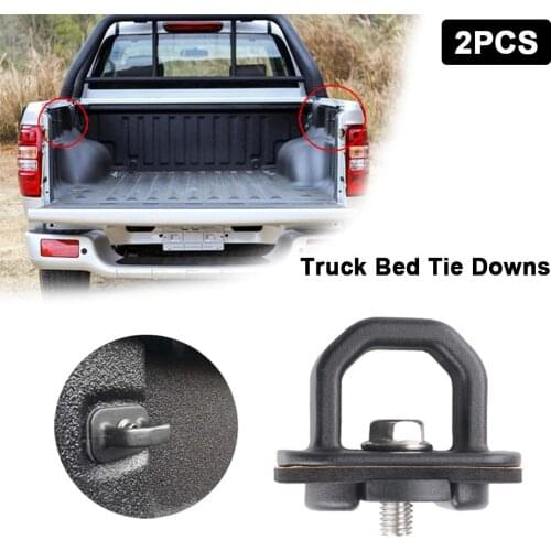 2PC Tie Down Anchor Car Tie Down Anchor Truck Bed Side Wall Anchor For Truck Chevy Silverado Sierra 07-18 Car Accessories