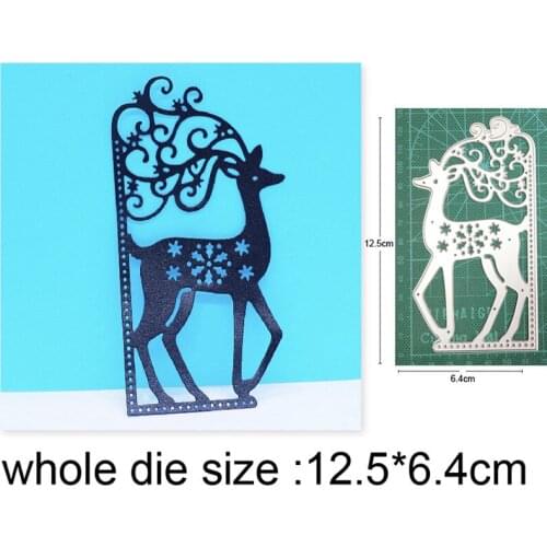 Snowflakes Deer Dies New 2021 Metal Cutting Dies for DIY Scrapbooking Paper and Card Making Decorative Embossing Dies Craft dies