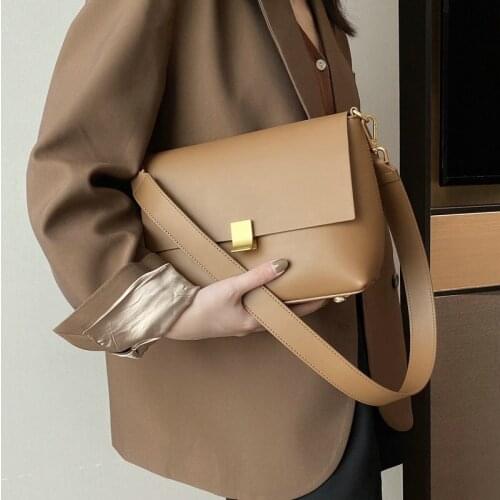 2021 New Design Soft Leather Small Square Bag Fashion Crossbody Bag Multifunctional Shoulder Bag For Women