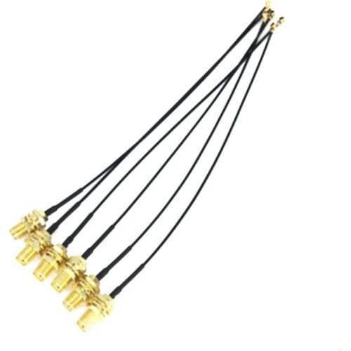 5PCS Extension Cord IPX to RP SMA Female Connector Antenna WiFi Pigtail Cable IPX to RP-SMA Jack Male SMA to IPX 1.13