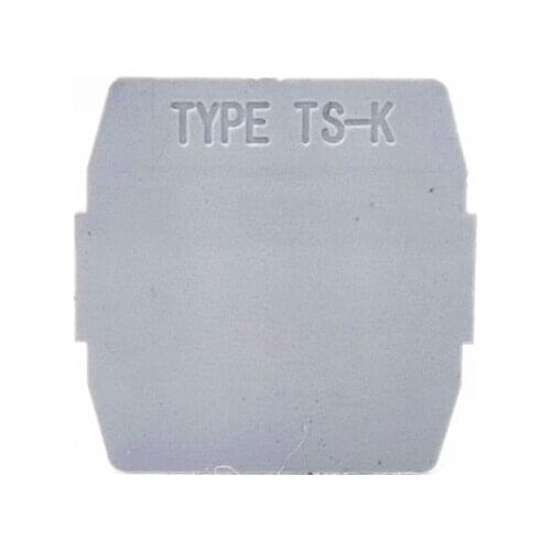 50PCS TS-K Insulation Slip for UK-3N 5N 6N 10N 16N Seperator Teraminal Partition Plate