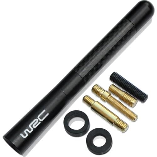 Car Antenna Carbon Fiber radio antena for toyota aygo peugeot 207 107 mini cooper polo 6r volvo v70 renault captur opel golf 6