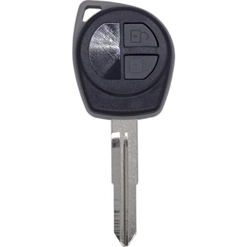 2 Button Car Key Housing Blank Fob Auto Remote Key Shell Case With Button Pad&Uncut Blade For Suzuki Grand Vitara SWIFT Alto SX4