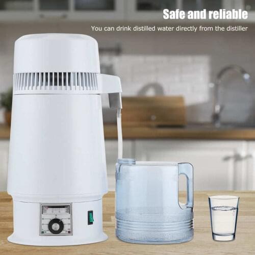 Household water distiller 4L Stainless Steel Water Distiller Distillation Purifier Boiler Brewing Machine for Home Use