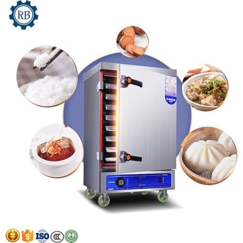 Hot Sale industrial rice steamer/ central kitchen food steaming cabinet/automatic rice cooker machine with big capacity