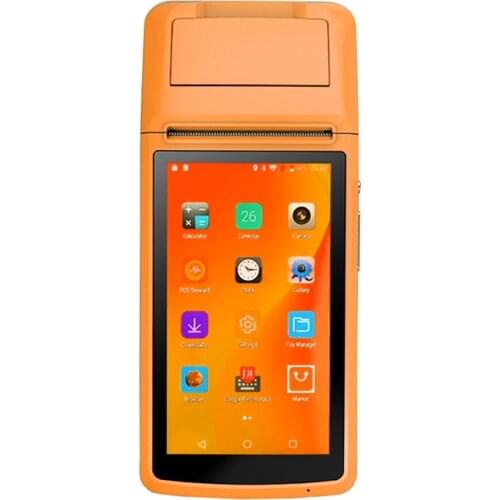RP6000 All in One Ticket Handheld Terminal POS Machine with 58mm Dia Paper Handheld Printer