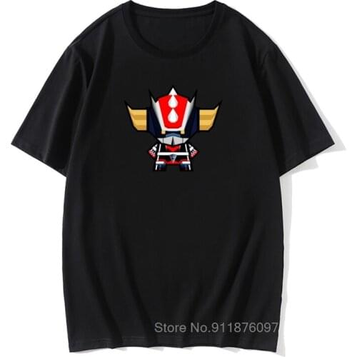 Mekkachibi Grendizer Round Neck T Shirt Tops Shirts World Of Tanks Sleeve Slim Fit Pure Greyhound Tee-Shirt Man