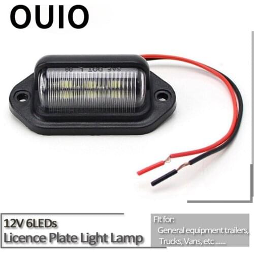 OUIO 1PC Car LED Number Plate Lamp License Plate Light Bulbs Auto For Ford Focus 2 3 Fiesta Mondeo MK4 Ranger Toyota Corolla chr