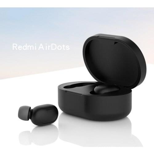 Silicone Protective Cover Earphone Case For Xiaomi Redmi Airdot TWS Bluetooth-compatible Earphone Fashion Version Wireless