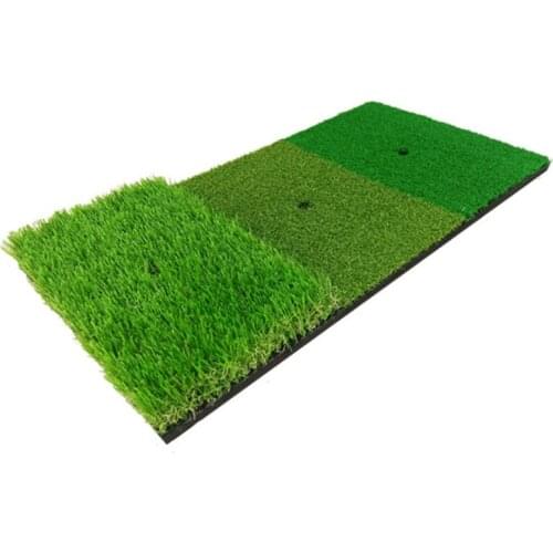 Golf Practice Mat Artificial Lawn Grass Rubber Pad Backyard Golf Hitting Mat Durable Training Pad