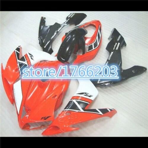 TOP for YAHAMA YZF R1 06 05 04 YZF-R1 04-06 YZFR1 2005 2004 2006 YZF1000 R1 06 05 04 fairings white red black fairing kits